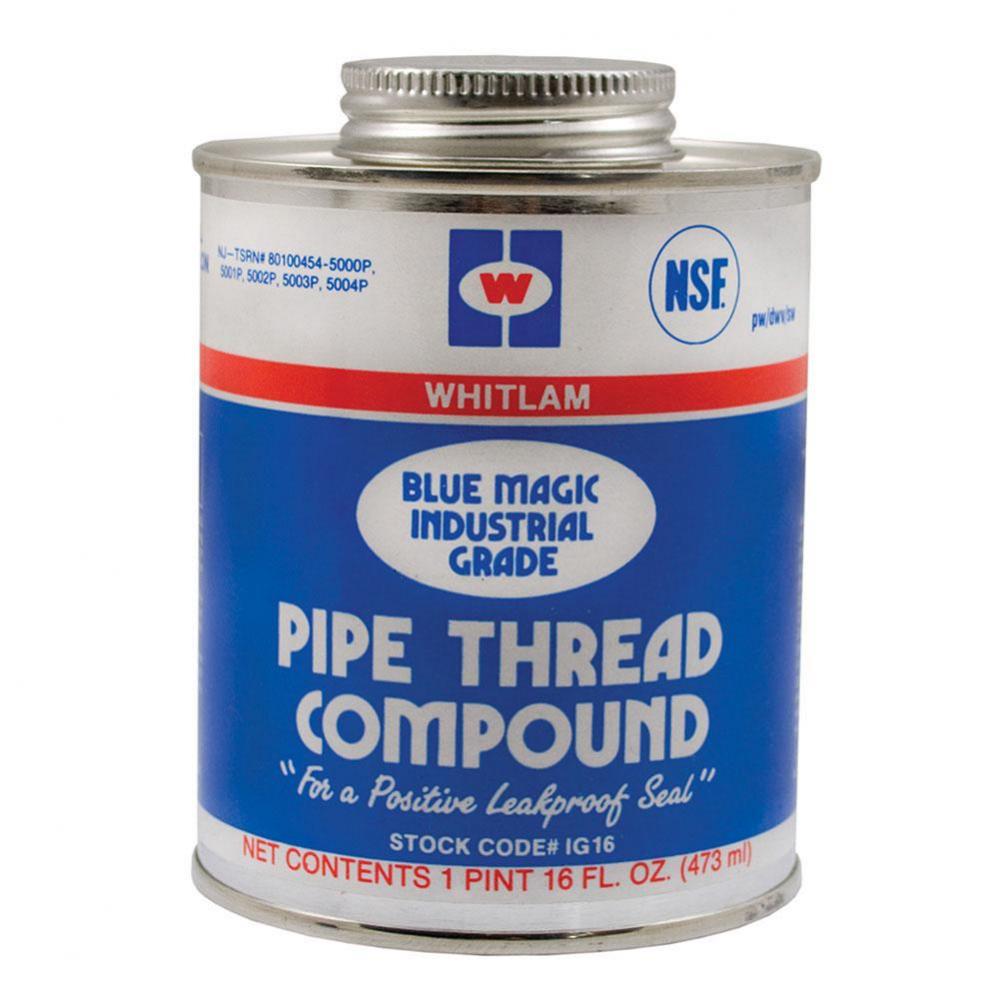 1/2 Pint, Whitlam ''Blue Magic'' Pipe Joint Compound, Carton of 24