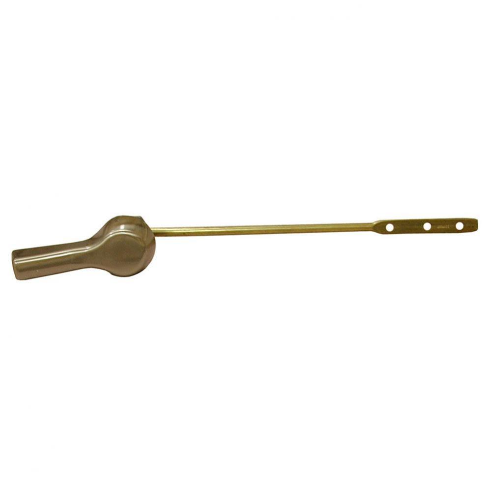 Satin Nickel Heavy Duty Decorative Tank Trip Lever 8'' Brass Arm with Die Cast Nut