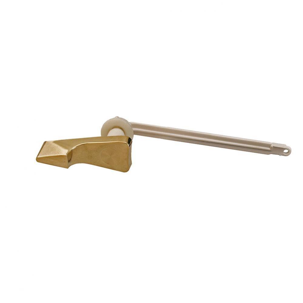 Polished Brass Decorative Tank Trip Lever for American Standard® ABS Plastic Arm, Spud and Nu