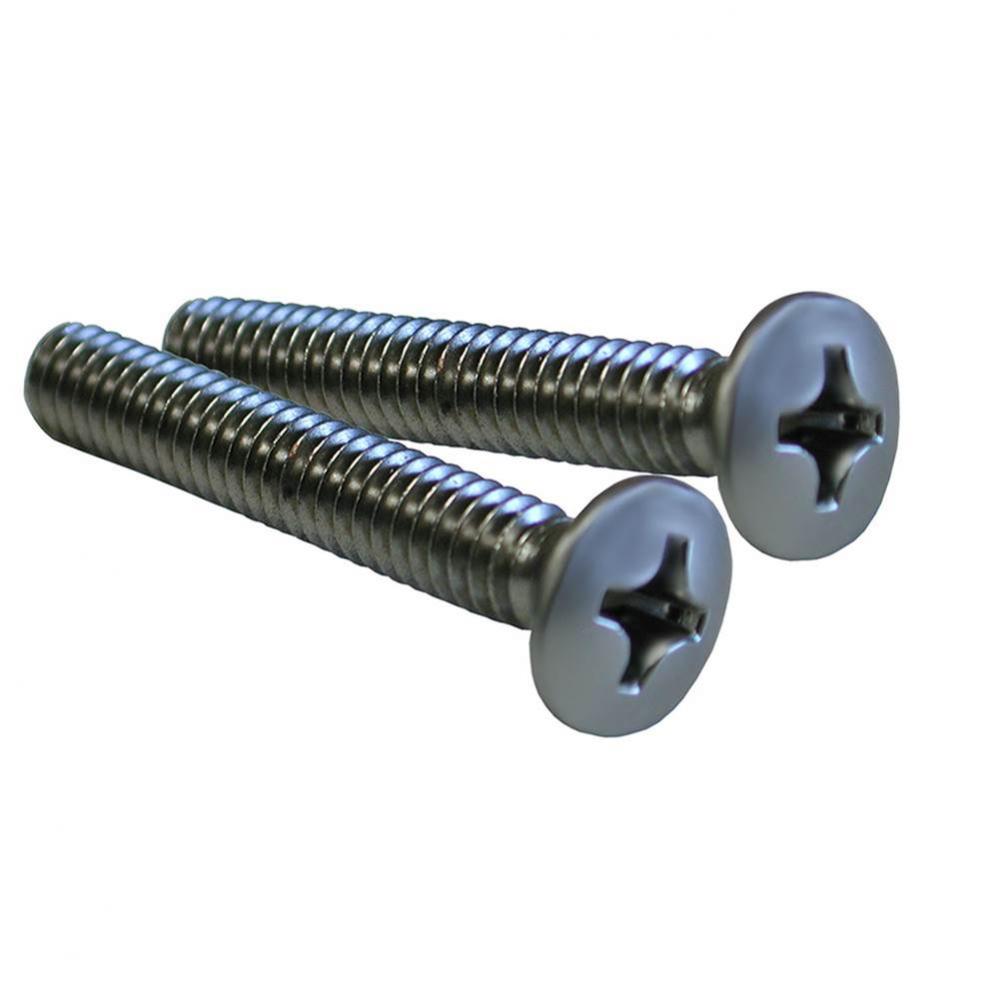 PEARL NICKEL OVERFLOW PLATE SCREWS