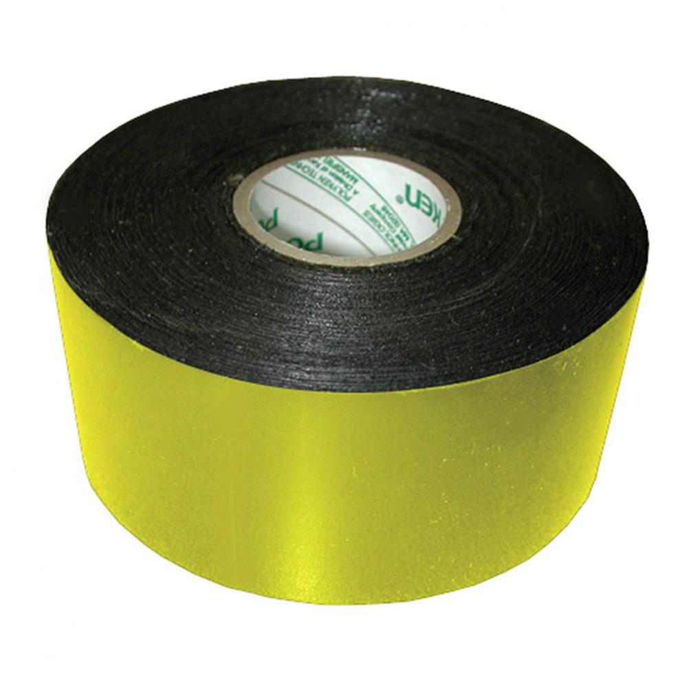 2'' x 100'' Yellow Pipe Wrap Tape, 12 mil, Carton of 24