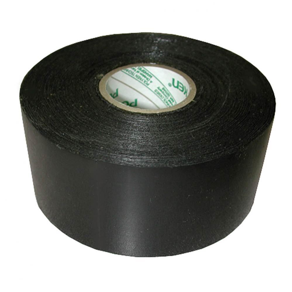 2'' x 100'' Black Pipe Wrap Tape, 12 mil, Carton of 24