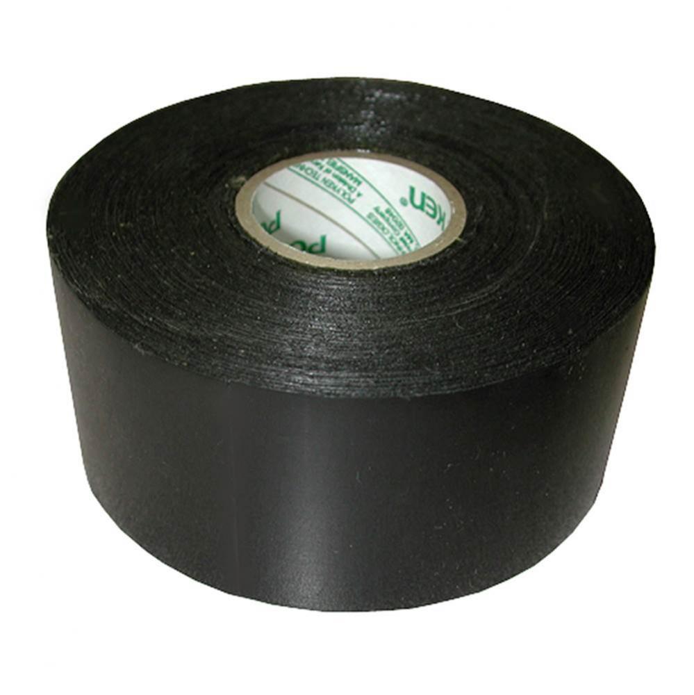 4'' x 100'' Black Pipe Wrap Tape, 12 mil, Carton of 12