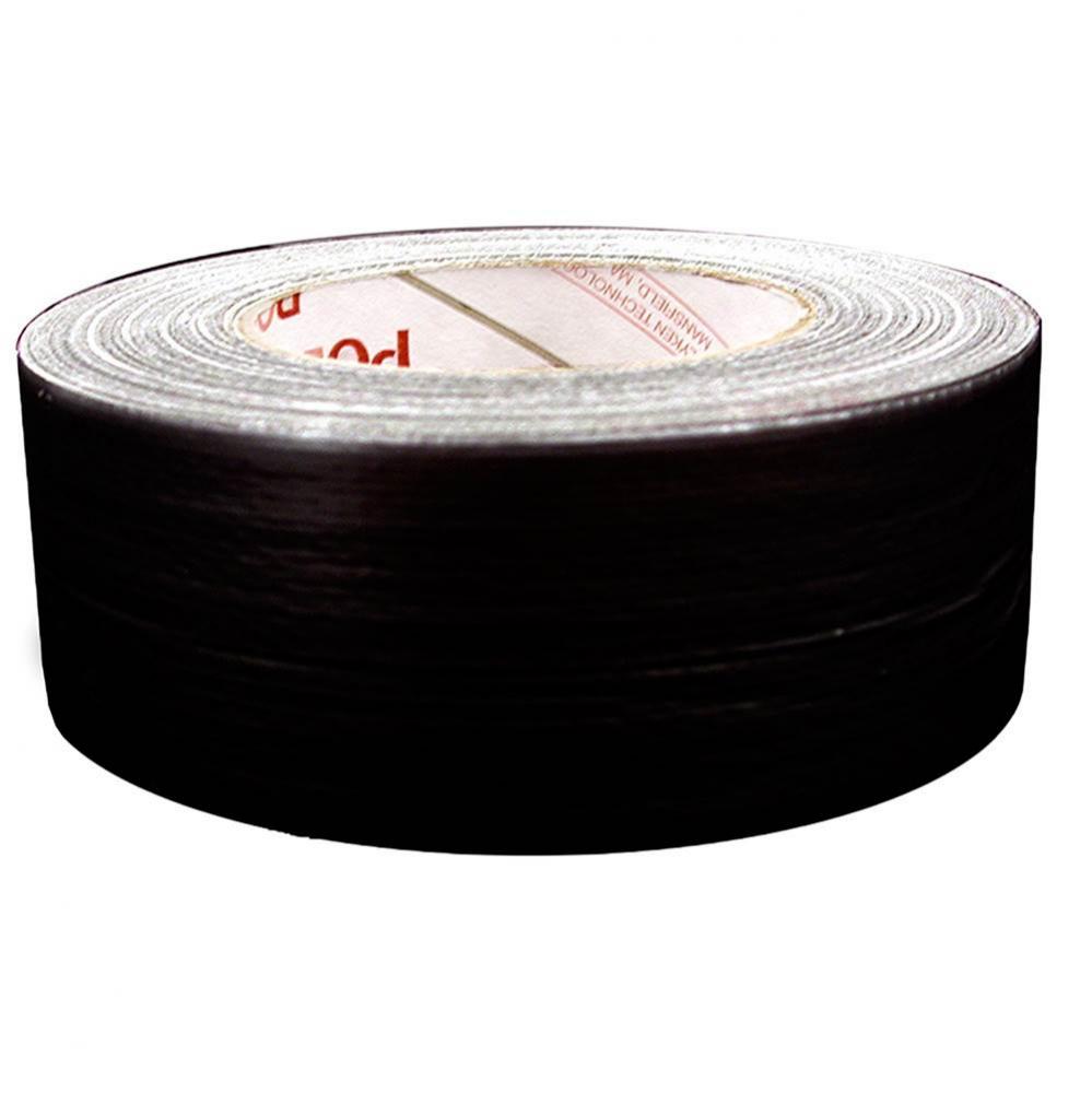 2'' x 60 yds., Black Duct Tape, 10 mil, Carton of 24