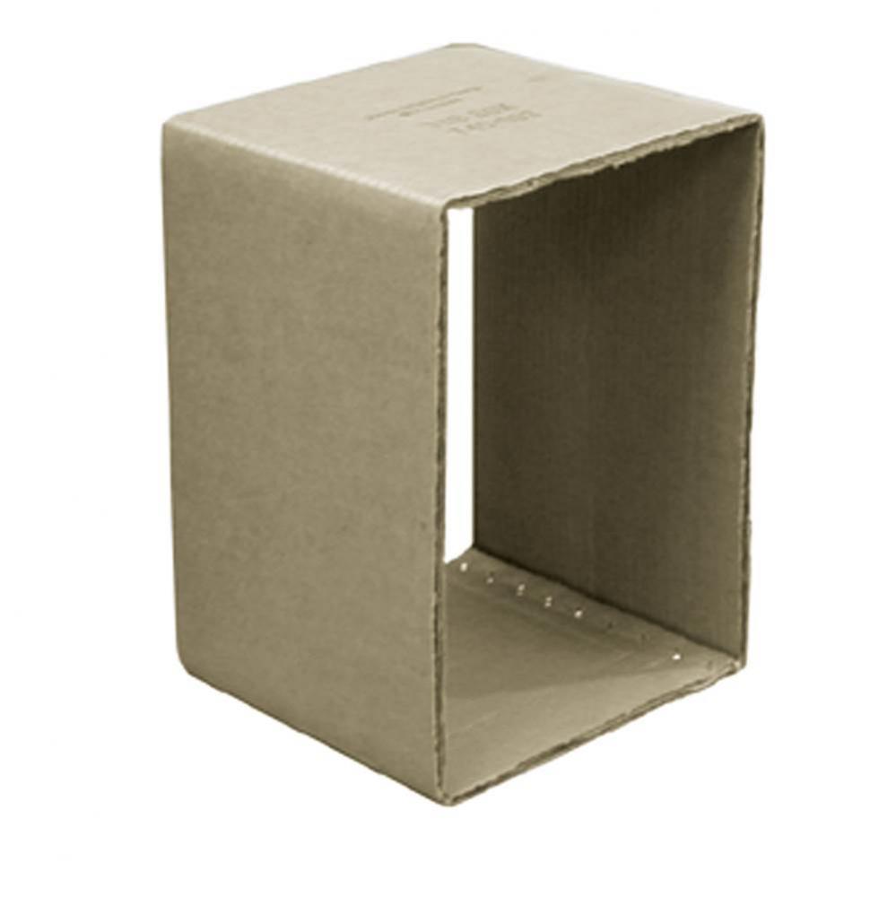 12'' L x 8'' W x 8-1/2'' D Cardboard Tub Box, Wax Coated