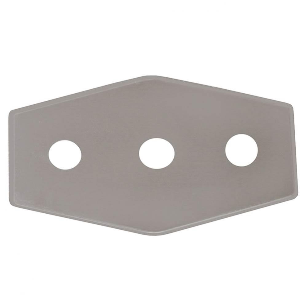 1-3/8'' Three-Hole Repair Cover Plate