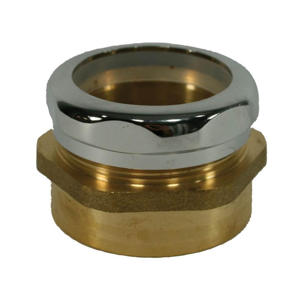 1-1/2'' FIP x 1-1/2'' OD Waste Connector with Poly Washer