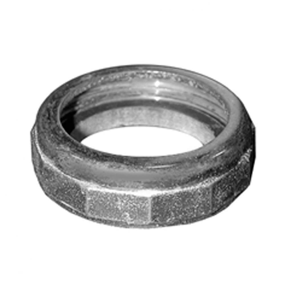 1-1/4'' x 1-1/4'' Chrome Plated Die Cast Slip Joint Nut and Washer, 25 pcs.