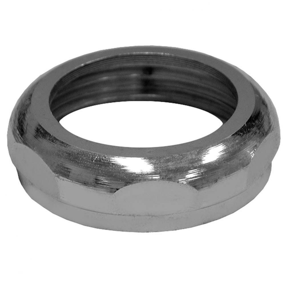 1-1/2'' x 1-1/2'' Chrome Plated Brass Slip Joint Nut, 25 pcs.