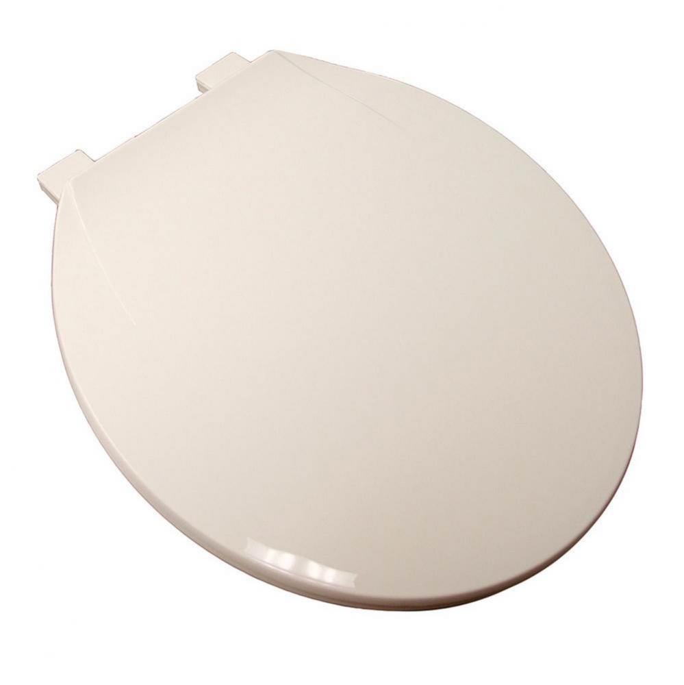 Economy Plastic, White, Round, Closed Front with Cover
