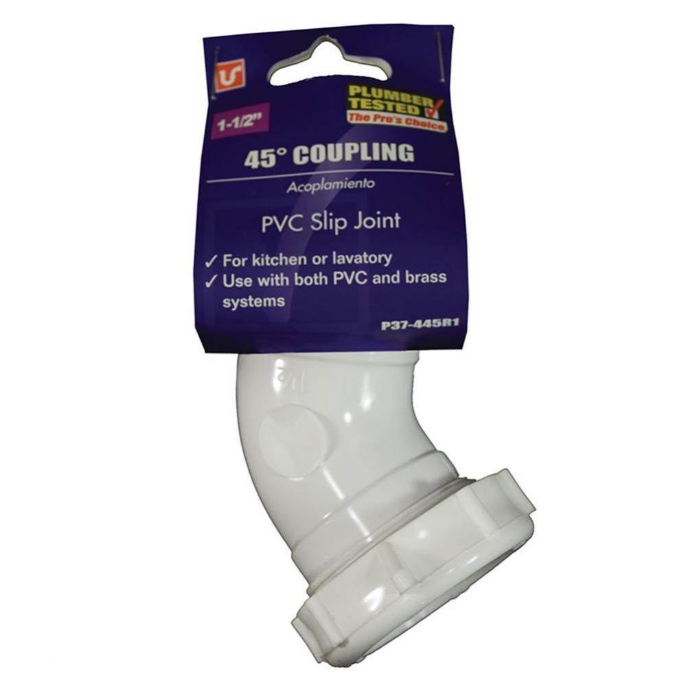 1-1/2 45 Ell Dbl Slip Fitting Pvc