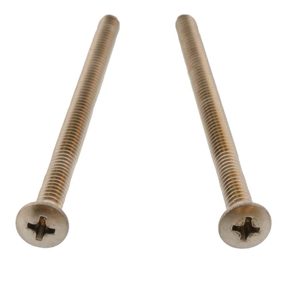 Chrome Plated Faceplate Screws fits Delta, Pair