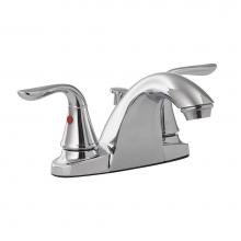 Jones Stephens 1559000 - Chrome Plated Two Handle Bathroom Faucet with Pop-Up