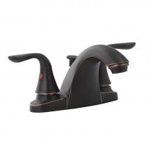 Jones Stephens 1559002 - Oil Rubbed Bronze Two Handle Bathroom Faucet with Pop-Up