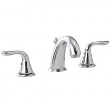 Jones Stephens 1559050 - Chrome Plated Two Handle Wide Spread Bathroom Faucet with Pop-Up