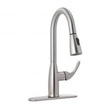 Jones Stephens 1559063 - Stainless Steel Hi-Arc Pull-Down Kitchen Faucet