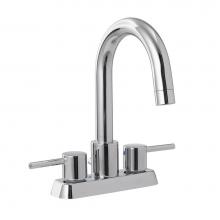 Jones Stephens 1559230 - Chrome Plated Two Handle High Spout Bathroom Faucet with Pop-Up