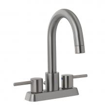 Jones Stephens 1559231 - Brushed Nickel Two Handle High Spout Bathroom Faucet with Pop-Up