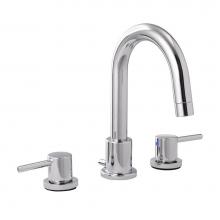 Jones Stephens 1559250 - Chrome Plated Two Handle Wide Spread Bathroom Faucet with Pop-Up