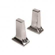 Jones Stephens 97183 - 3/4 EXPOSED CHROME TOWER BAR BRACKET (PAIR)