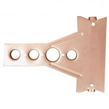 Jones Stephens B00002 - 1/2'' Copper Clad Bracket for Water Closet, Box of 50