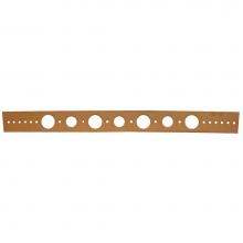 Jones Stephens B00004 - 3/4'' - 1'' x 20'' Flat Copper Plated Bracket HOLDRITE No.102-18