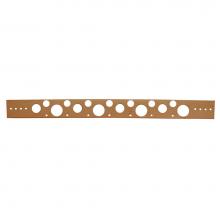 Jones Stephens B00005 - 1/2'' - 1'' x 20'' Flat Copper Plated Bracket, Box of 50