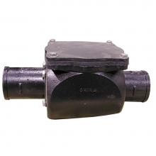 Jones Stephens B01003 - 3'' No Hub Cast Iron Backwater Valve - 11-3/4'' Length