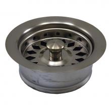 Jones Stephens B03408 - Brushed Nickel Disposal Assembly Fits In-Sink-Erator
