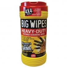 Jones Stephens B05050 - Heavy Duty Big Wipes, 80 Count Dispenser Tub, 8 Tubs per Carton
