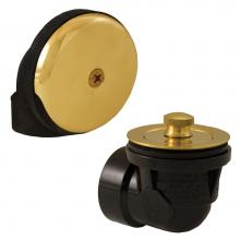 Jones Stephens B07015 - Schedule 40 ABS One-Hole Polished Brass Lift and Turn, Standard Half Kit - No Pipe, Tee or Elbow I