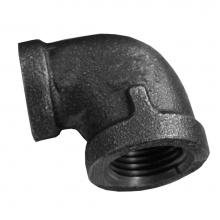 Jones Stephens B2350007 - 1/4 X 1/8 REDUCING 90 DEG ELBOW BLACK