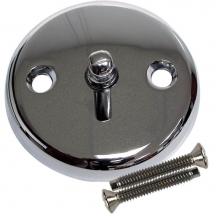 Jones Stephens B51025 - Chrome Plated Trip Lever Waste and Overflow Faceplate with Screws