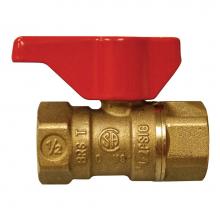 Jones Stephens B64450 - 1/2'' Two-Piece Brass Gas Ball Valve