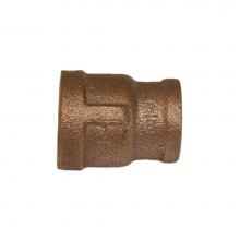 Jones Stephens B74144LF - 1/2'' x 1/4'' Bronze Reducing Coupling, Lead Free