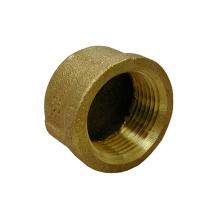 Jones Stephens B74181LF - 1/8'' Bronze Pipe Fitting Cap, Lead Free