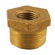 Jones Stephens B74200LF - 1/4 X 1/8 BRASS HEX BUSHING - LEAD FREE