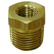 Jones Stephens B74204LF - 1/2'' x 1/4'' Bronze Hex Bushing, Lead Free