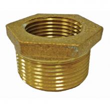 Jones Stephens B74235LF - 4X3 BRONZE HEX BUSHING LEAD FREE