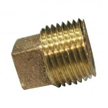 Jones Stephens B74284LF - 1/2'' Bronze Corded Square Head Plug, Lead Free