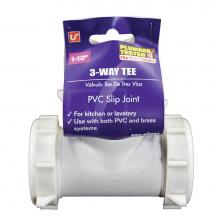 Jones Stephens P37400R1 - 1-1/2 Slip Joint Tee Pvc W/ 1-1/4 Washer