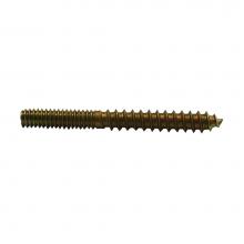 Jones Stephens C02808 - 1/4'' x 2-1/2'' Brass Plated Screw, 100 pcs.