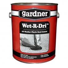 Jones Stephens C09001 - 1 Gallon Wet-R-Dri Roofing Cement, Carton of 6