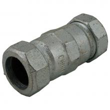 Jones Stephens C11100 - 1'' IPS Malleable Iron Compression Coupling, Long Pattern, 3-7/8'' Body Length
