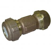 Jones Stephens C14206 - 3/4'' CTS 1/2'' IPS Bronze Compression Coupling, Lead Free