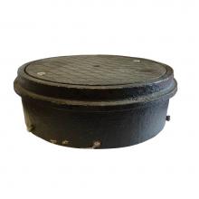 Jones Stephens C33088 - 6'' Heavy Duty Adjustable Access Cover with Cast Iron Cover - 3'' Height