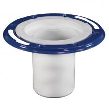 Jones Stephens C50302 - 3'' PVC Closet Flange with Long Barrel and Metal Ring