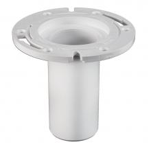 Jones Stephens C50308 - 3'' PVC Closet Flange with Long Barrel and Plastic Ring