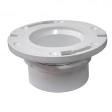 Jones Stephens C51150 - 3'' PVC Over Schedule 30 Pipe Closet Flange less Knockout