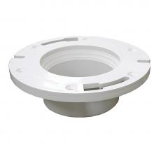 Jones Stephens C51340 - 3'' x 4'' Plumbfit PVC Closet Flange less Knockout